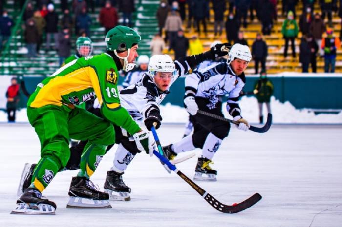 Росгвардия приняла участие в обеспечении безопасности матча чемпионата России по хоккею с мячом